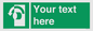 SV5228: Custom Turn Anti-Clockwise Sign
