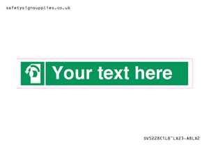 SV5228: Custom Turn Anti-Clockwise Sign