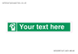 SV5228: Custom Turn Anti-Clockwise Sign