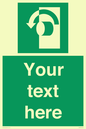 SV5228: Custom Turn Anti-Clockwise Sign