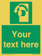 SV5228: Custom Turn Anti-Clockwise Sign