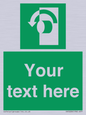 SV5228: Custom Turn Anti-Clockwise Sign