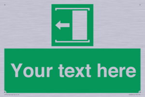 SV5230: Custom Slide to Open Sign