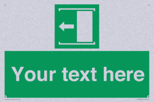 SV5230: Custom Slide to Open Sign