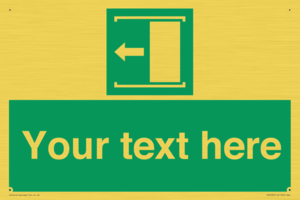 SV5230: Custom Slide to Open Sign