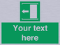 SV5230: Custom Slide to Open Sign