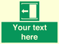 SV5230: Custom Slide to Open Sign