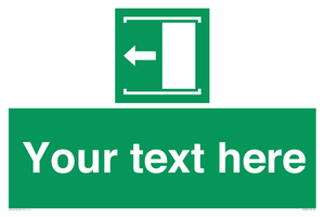 SV5230: Custom Slide to Open Sign