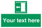 SV5230: Custom Slide to Open Sign