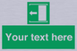 SV5230: Custom Slide to Open Sign