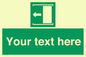SV5230: Custom Slide to Open Sign