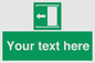 SV5230: Custom Slide to Open Sign