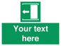 SV5230: Custom Slide to Open Sign