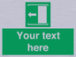 SV5230: Custom Slide to Open Sign