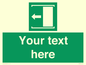 SV5230: Custom Slide to Open Sign