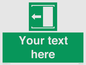 SV5230: Custom Slide to Open Sign