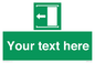 SV5230: Custom Slide to Open Sign