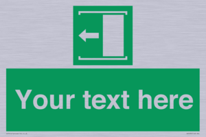 SV5230: Custom Slide to Open Sign