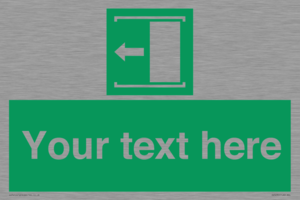 SV5230: Custom Slide to Open Sign