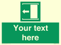 SV5230: Custom Slide to Open Sign