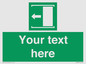 SV5230: Custom Slide to Open Sign