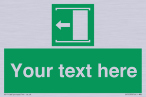 SV5230: Custom Slide to Open Sign