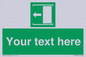 SV5230: Custom Slide to Open Sign