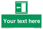 SV5230: Custom Slide to Open Sign