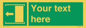 SV5230: Custom Slide to Open Sign