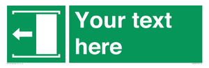 SV5230: Custom Slide to Open Sign