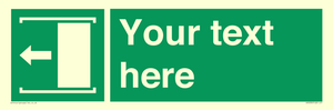 SV5230: Custom Slide to Open Sign