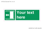 SV5230: Custom Slide to Open Sign