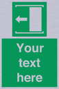 SV5230: Custom Slide to Open Sign