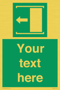 SV5230: Custom Slide to Open Sign