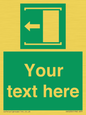 SV5230: Custom Slide to Open Sign