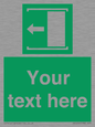SV5230: Custom Slide to Open Sign