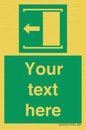 SV5230: Custom Slide to Open Sign