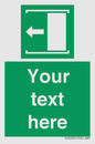 SV5230: Custom Slide to Open Sign