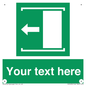 SV5230: Custom Slide to Open Sign