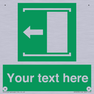 SV5230: Custom Slide to Open Sign