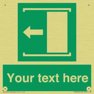 SV5230: Custom Slide to Open Sign