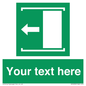 SV5230: Custom Slide to Open Sign