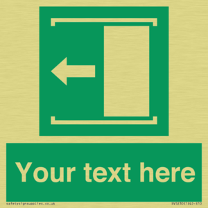 SV5230: Custom Slide to Open Sign