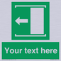 SV5230: Custom Slide to Open Sign