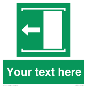 SV5230: Custom Slide to Open Sign