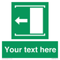 SV5230: Custom Slide to Open Sign