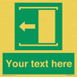 SV5230: Custom Slide to Open Sign