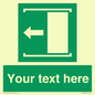 SV5230: Custom Slide to Open Sign