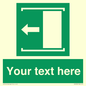 SV5230: Custom Slide to Open Sign
