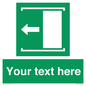 SV5230: Custom Slide to Open Sign
